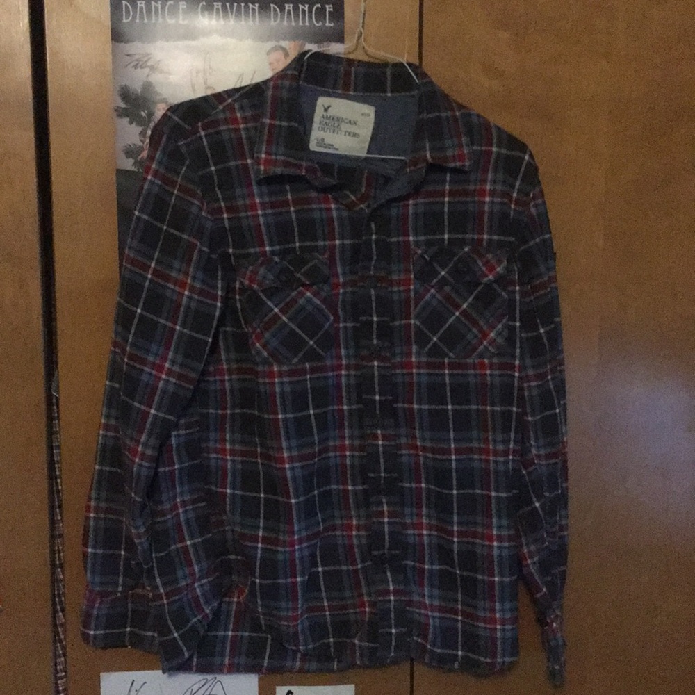 American Eagle Flannel Navy